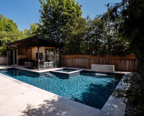 Custom Vinyl Lined Pool & ICF Spa